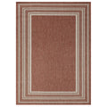 Terracotta Ivory Indoor Outdoor Area Rug 7'9"x10'2" A381