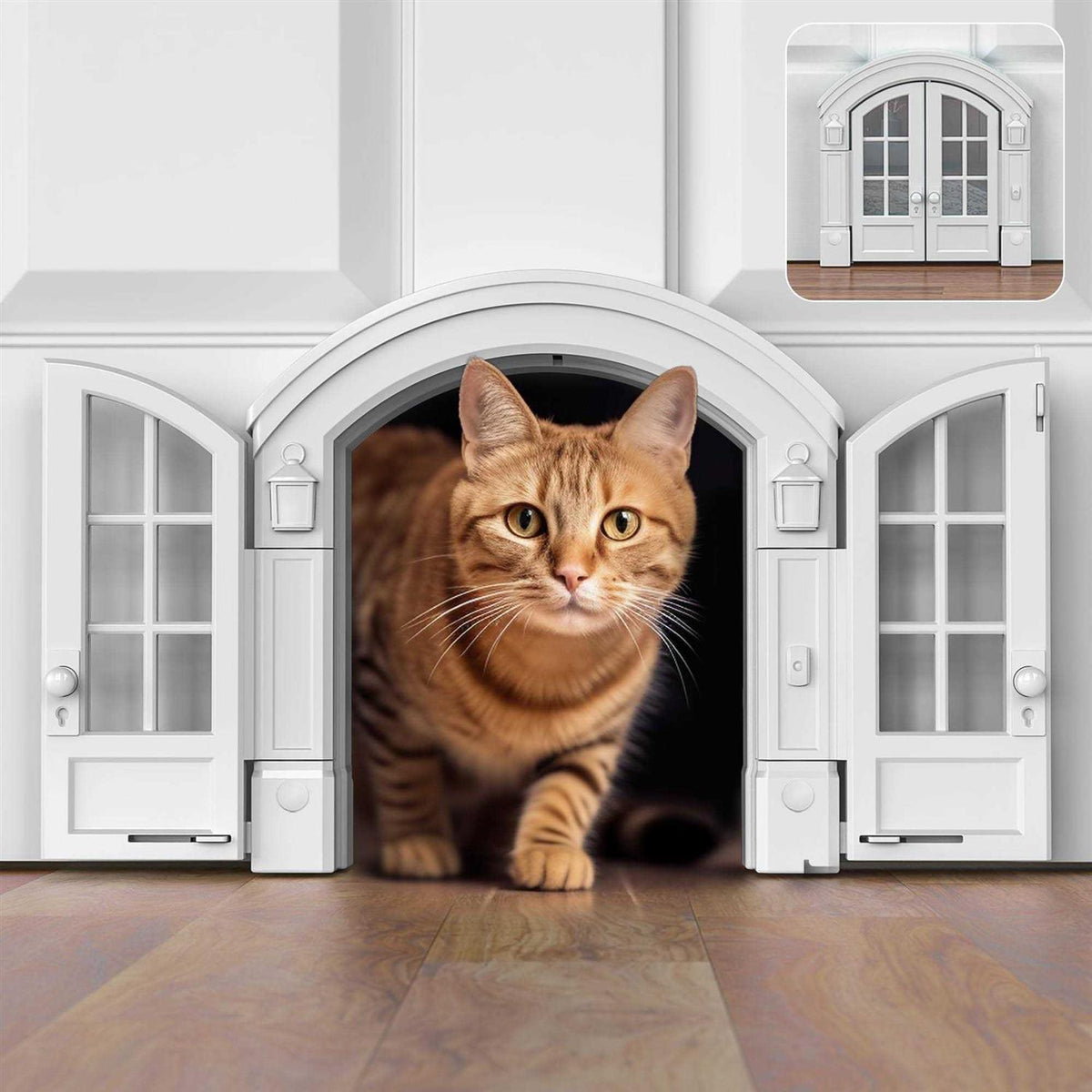 Cat Door for Cats Up to 20 lbs M1244