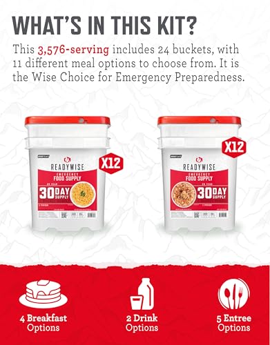 14 Day Emergency Food Supply 150 Servings Freeze Dried K3661