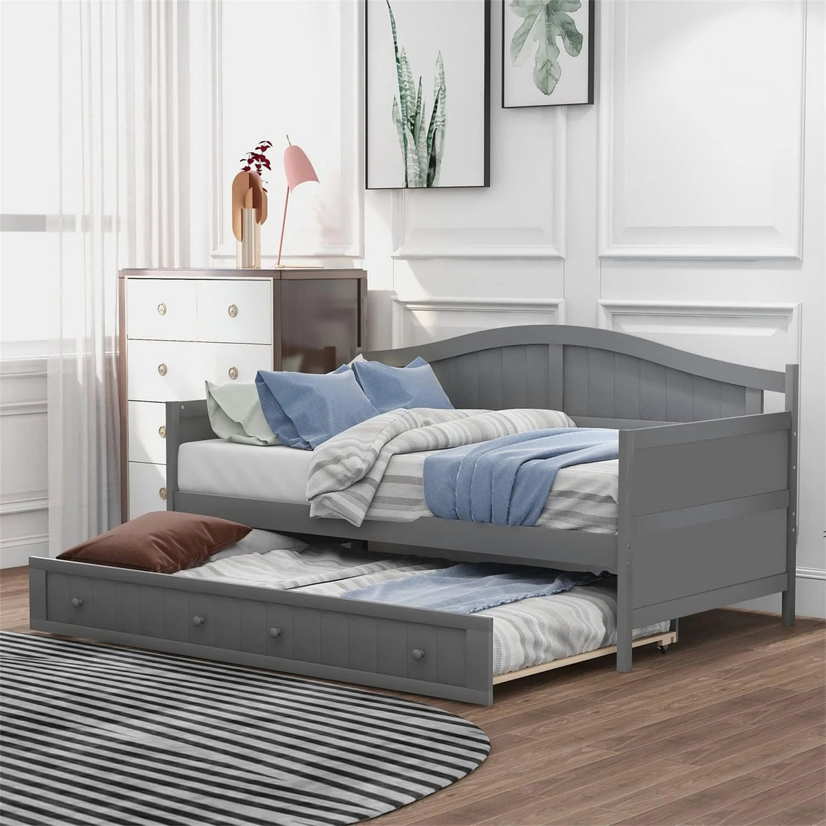 Wood Daybed with Trundle E259553