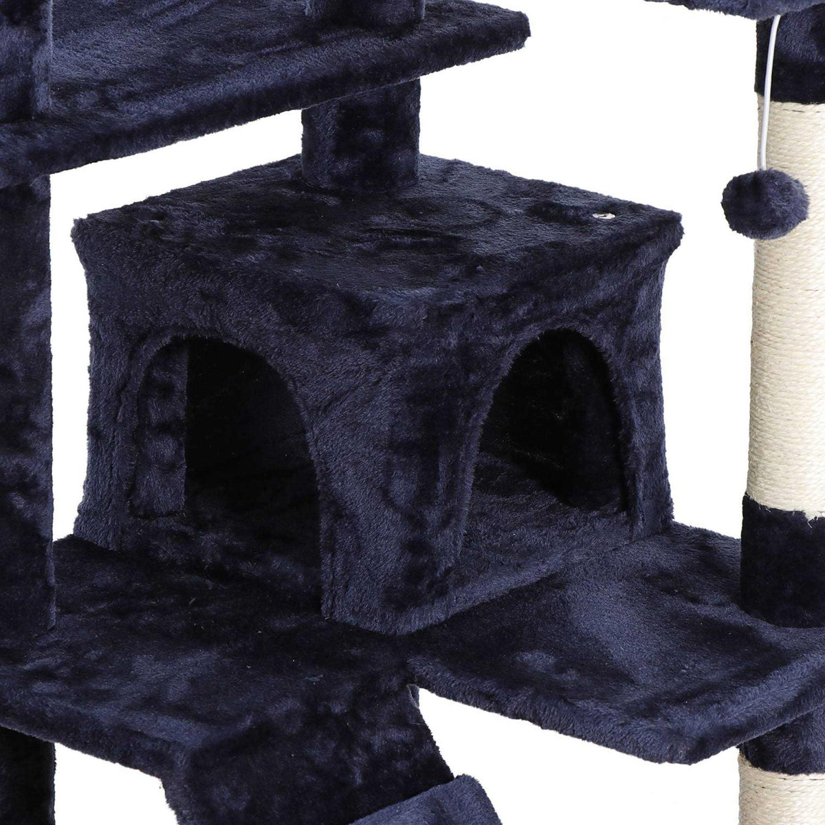 Cat Tree Multi-Levels Condos Scratching Post Tower Q476463