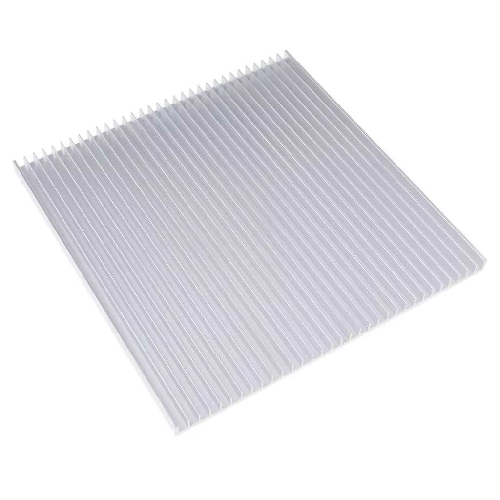 Aluminum Heat Sink Cooling Fin 195x10x200mm J67000