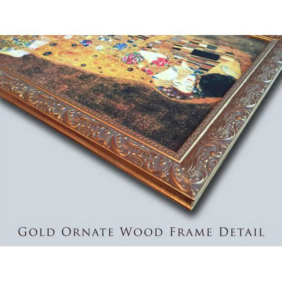 Gold Ornate Wood Framed Art Print X6435