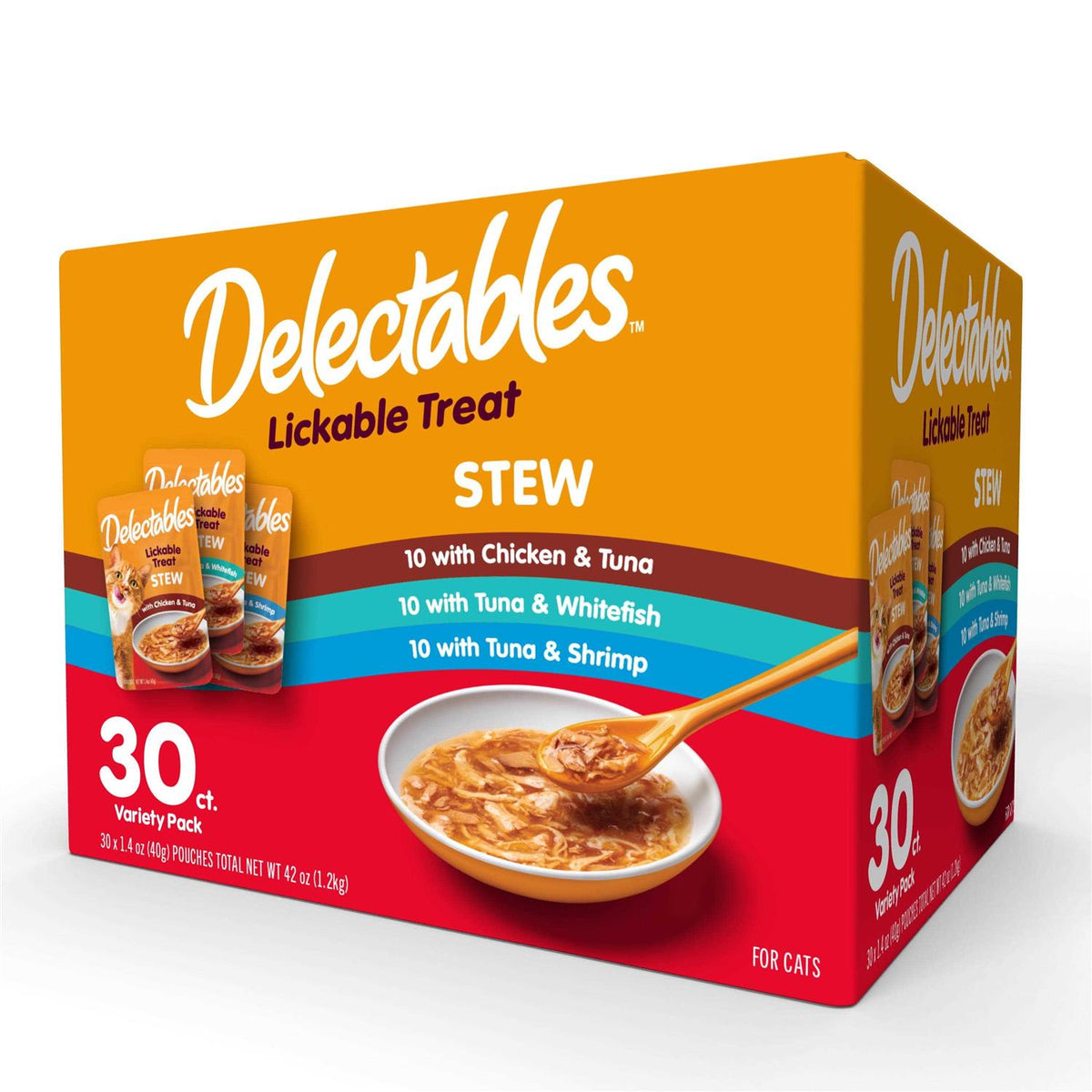 Lickable Wet Cat Treats Variety Pack I861441