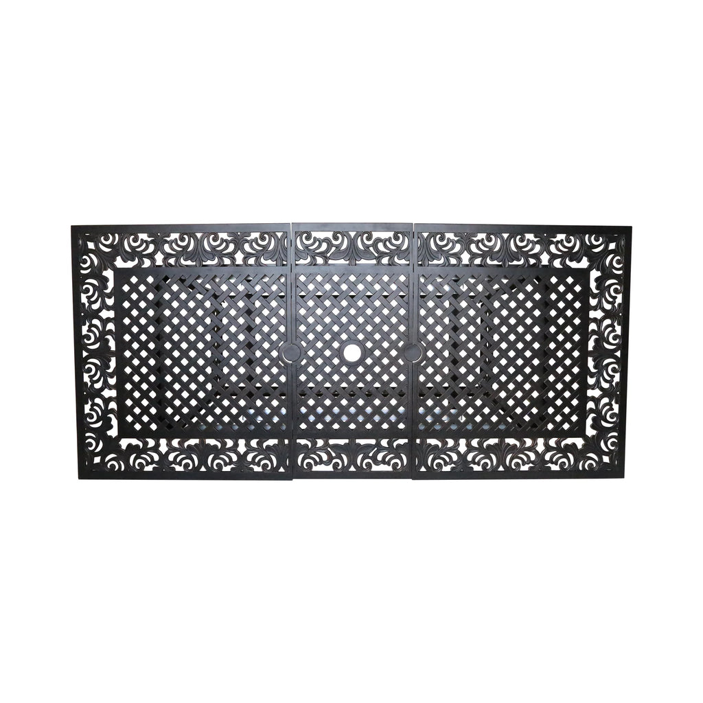 Cast Aluminum Expandable Outdoor Dining Table L77273