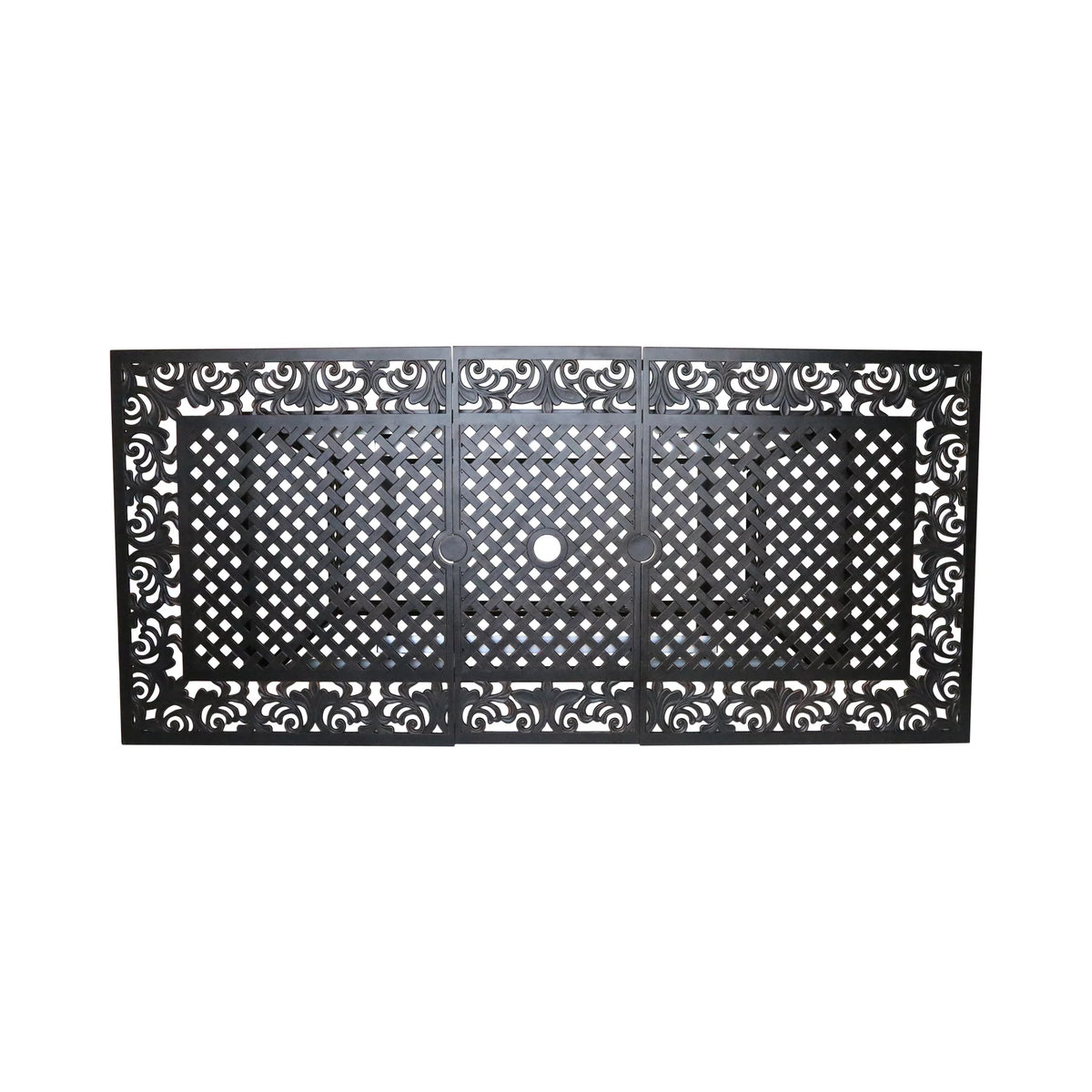 Cast Aluminum Expandable Outdoor Dining Table L77273