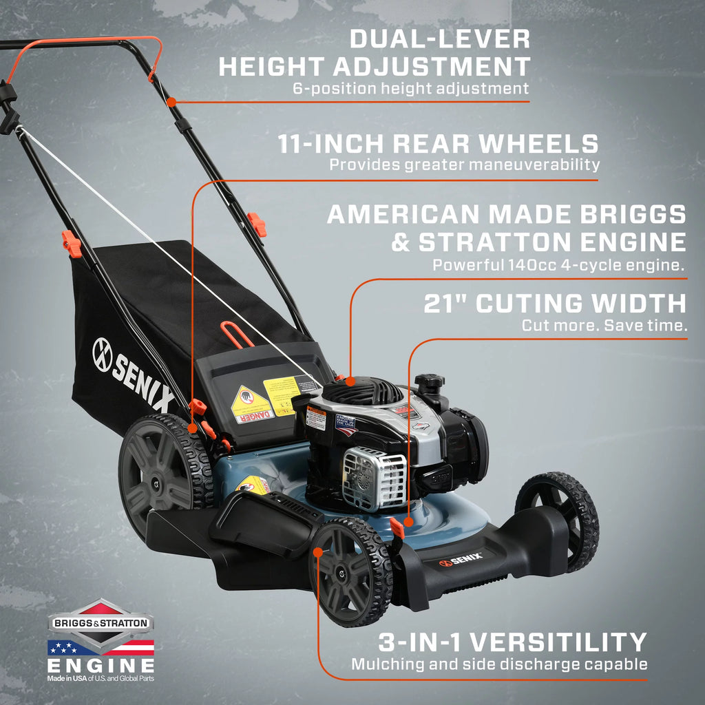 21-Inch Push Lawnmower with 140 cc Engine G380