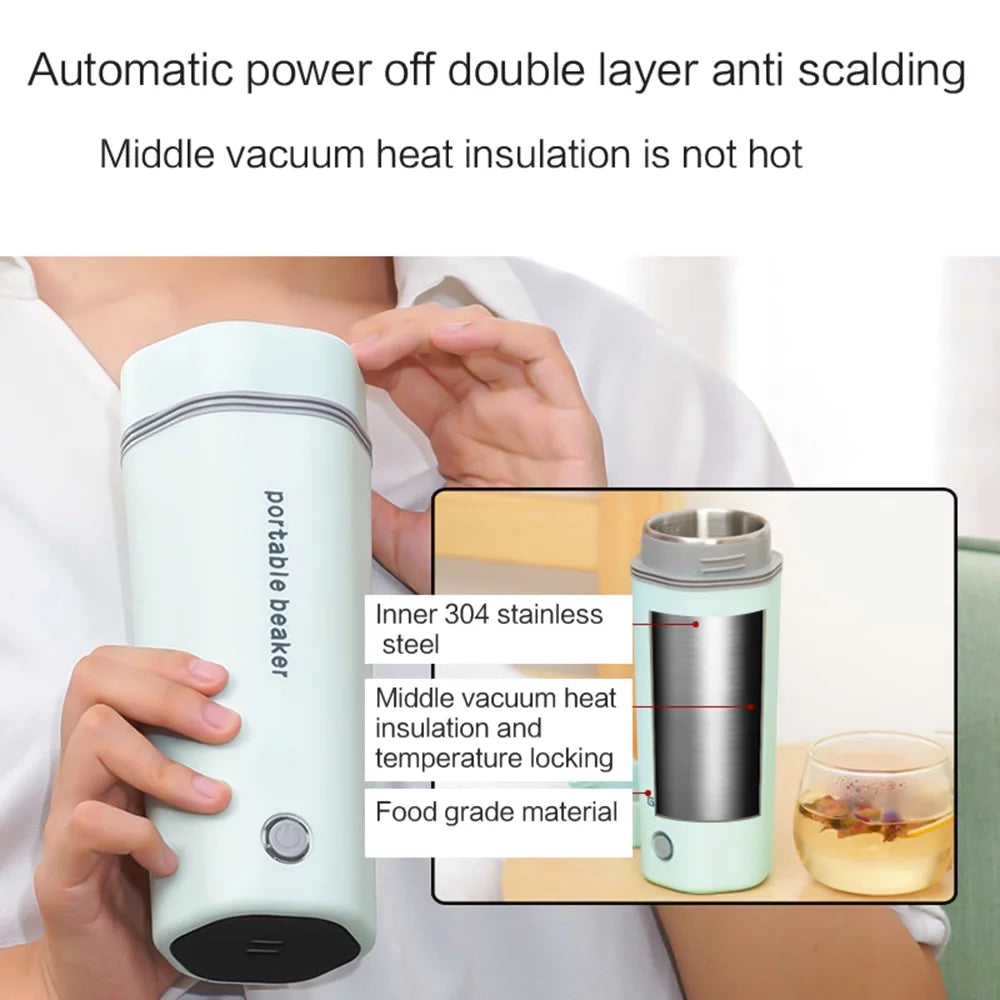 Portable Electric Kettle 350ML Stainless Steel X7597