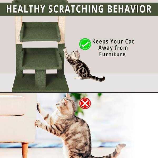 Cat Tree with Scratching Post J17185