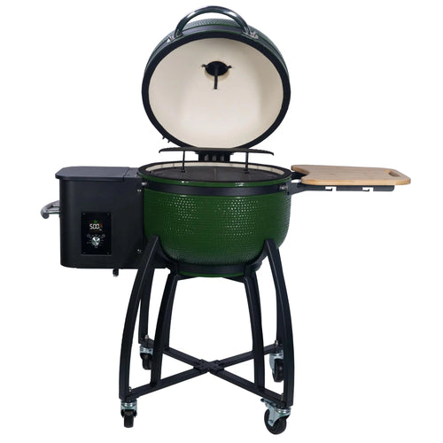 24 Ceramic Pellet Grill 4-in-1 Green Y2245