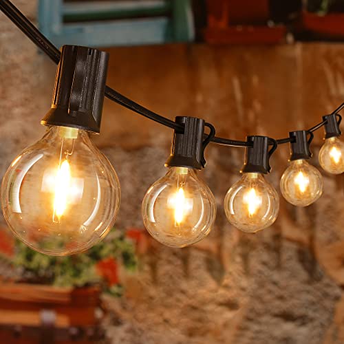 30FT 30Bulbs RGBW Color Changing Waterproof G40 String Lights M72725