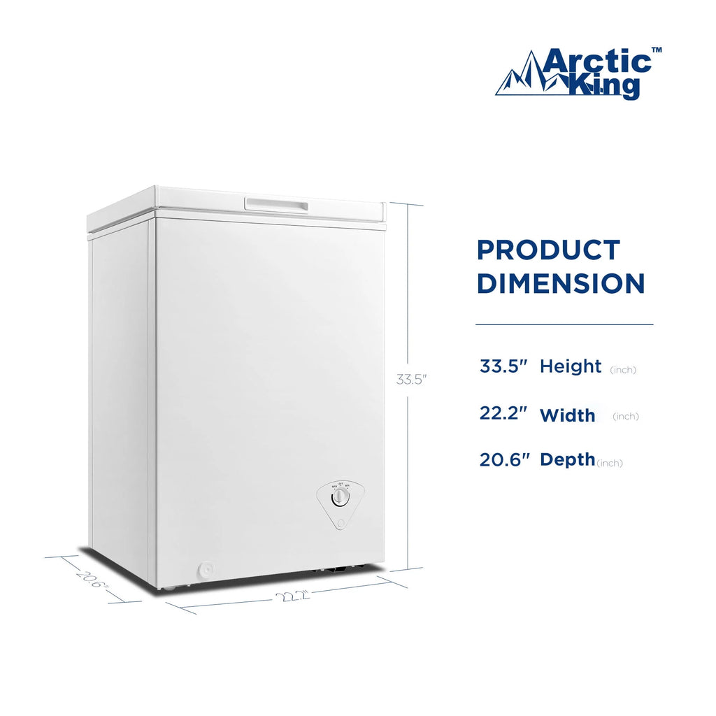 White 3.5 Cu ft Chest Freezer J2865